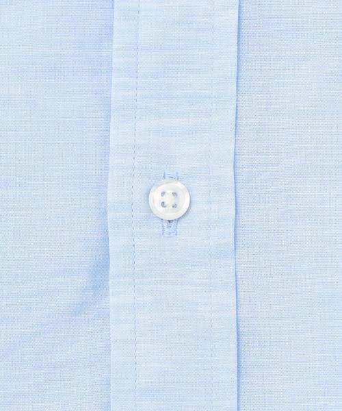 District UNITED ARROWS（ディストリクト ユナイテッドアローズ）の「＜District UNITED ARROWS（ディストリクト ユナイテッドアローズ）＞ ボタンダウン シャツ ◆（シャツ/ブラウス・メンズ・ホワイト/ライトブルー・38cm/39cm）」の6枚目の写真
