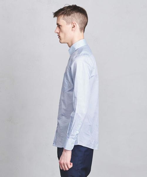 District UNITED ARROWS（ディストリクト ユナイテッドアローズ）の「＜District UNITED ARROWS（ディストリクト ユナイテッドアローズ）＞ ボタンダウン シャツ ◆（シャツ/ブラウス・メンズ・ホワイト/ライトブルー・38cm/39cm）」の8枚目の写真