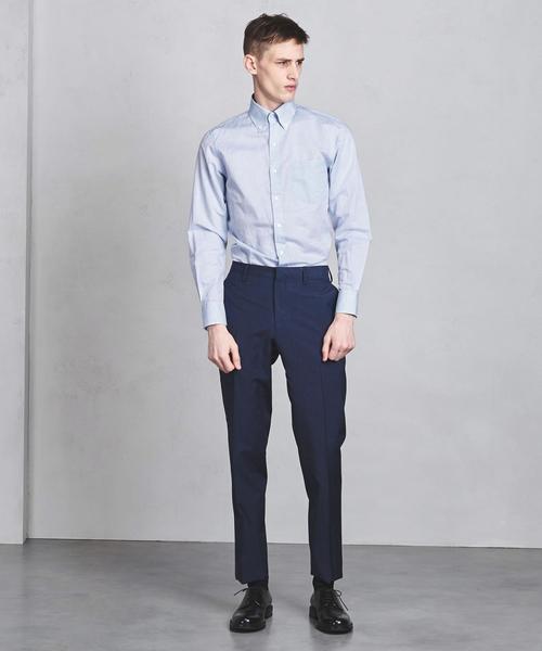 District UNITED ARROWS（ディストリクト ユナイテッドアローズ）の「＜District UNITED ARROWS（ディストリクト ユナイテッドアローズ）＞ ボタンダウン シャツ ◆（シャツ/ブラウス・メンズ・ホワイト/ライトブルー・38cm/39cm）」の10枚目の写真