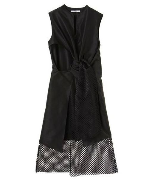 Un3d アンスリード の サッシュドレープワンピース ドレス Wear