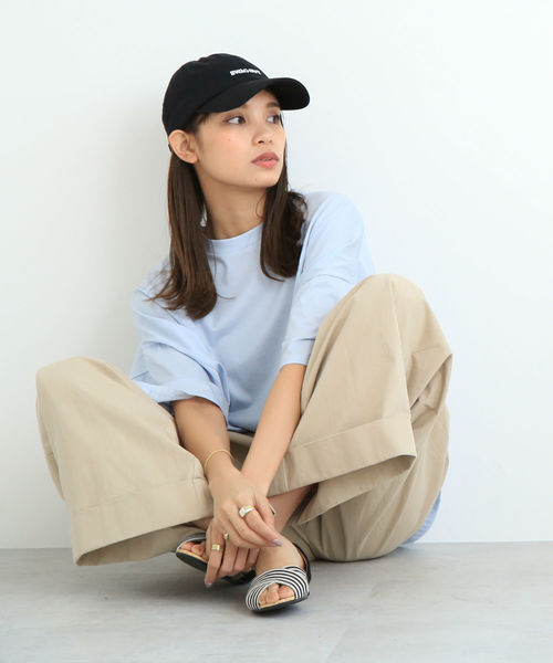 FREE'S MART（フリーズマート）の「◆サイドバックルワイドパンツ（その他パンツ・レディース・ベージュ/ネイビー/オレンジ・SMALL/MEDIUM）」の15枚目の写真