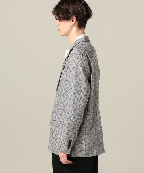 JOINT WORKS(ジョイントワークス)の「エンブロイダリーグレンチェックJKT(テーラードジャケット・メンズ・チャコールグレー/ネイビー・MEDIUM/LARGE)」の10枚目の写真