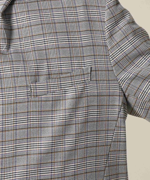 JOINT WORKS(ジョイントワークス)の「エンブロイダリーグレンチェックJKT(テーラードジャケット・メンズ・チャコールグレー/ネイビー・MEDIUM/LARGE)」の14枚目の写真