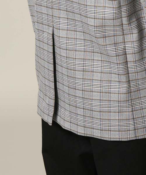 JOINT WORKS(ジョイントワークス)の「エンブロイダリーグレンチェックJKT(テーラードジャケット・メンズ・チャコールグレー/ネイビー・MEDIUM/LARGE)」の15枚目の写真