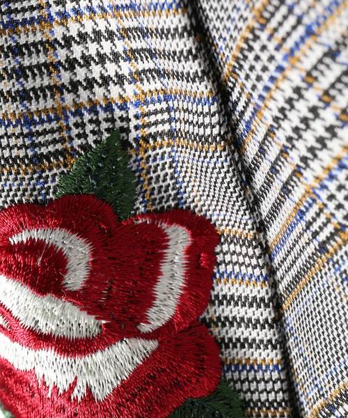 JOINT WORKS(ジョイントワークス)の「エンブロイダリーグレンチェックJKT(テーラードジャケット・メンズ・チャコールグレー/ネイビー・MEDIUM/LARGE)」の19枚目の写真