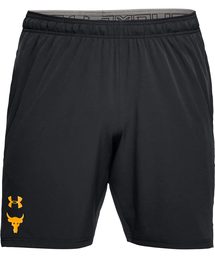 Under Armour ショートパンツ 黒/オレンジ アンダーアーマーUNDER ARMOUR ジャージ素材ショートパンツ 黒