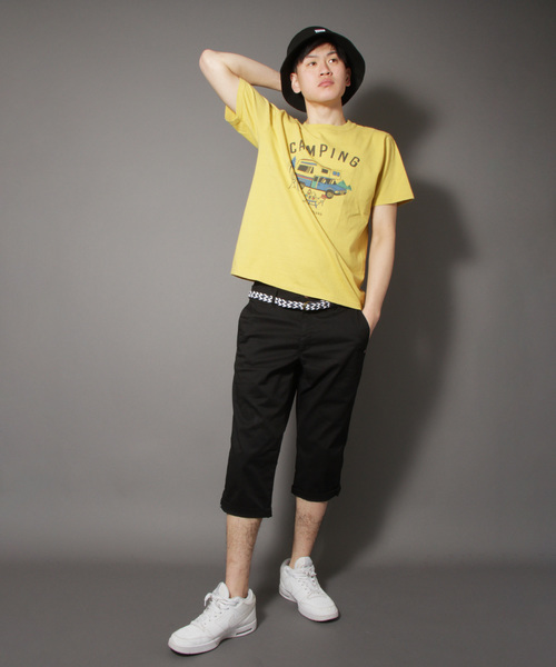 DOMINATE(ドミネイト)の「Dominate 2点セット T/Cウエストストレッチメッシュベルト付クロップドトパンツ(その他パンツ・メンズ・杢グレー/ホワイト/ベージュ/ブラック・76/82/73/91/88/85/79)」の12枚目の写真