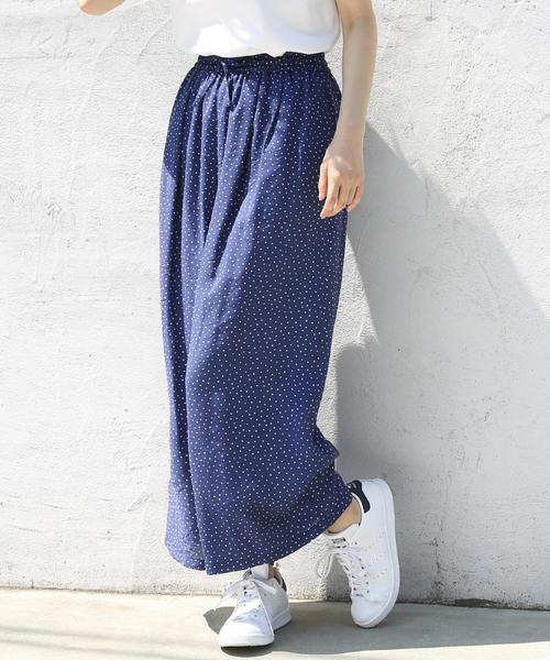 coen(コーエン)の「ヴィンテージサテンドットプリントパンツ(ドット柄パンツ)(その他パンツ・レディース・ネイビー/ブラック・MEDIUM/LARGE)」の9枚目の写真