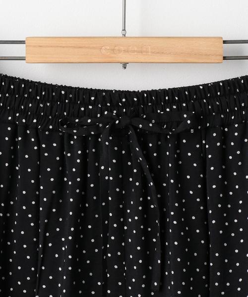 coen(コーエン)の「ヴィンテージサテンドットプリントパンツ(ドット柄パンツ)(その他パンツ・レディース・ネイビー/ブラック・MEDIUM/LARGE)」の16枚目の写真
