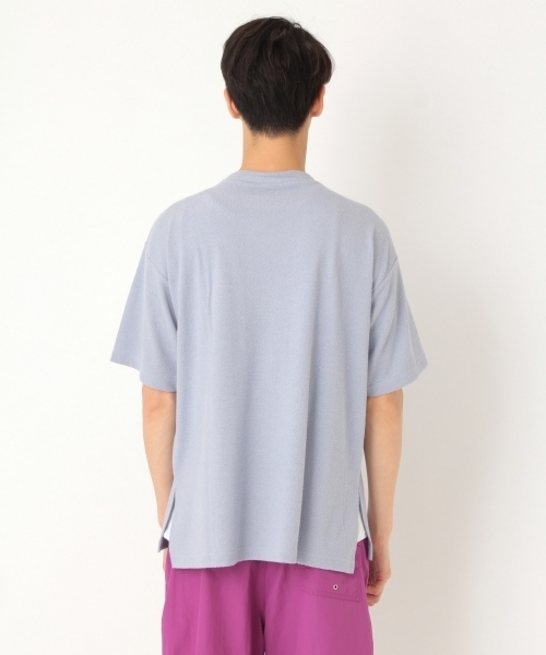 niko and...(ニコアンド)の「カラーブークレTシャツ(Tシャツ/カットソー・メンズ・ネイビー/ブルー/オフホワイト/ピンク・LARGE/MEDIUM)」の11枚目の写真