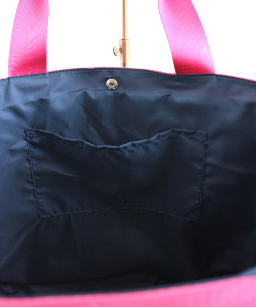 AMERICAN HOLIC（アメリカンホリック）の「BIGテープハンドルトート（トートバッグ・レディース・ネイビー/ブラック/パープル/ピンク/レッド/オフホワイト・FREE）」の19枚目の写真
