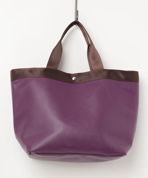 AMERICAN HOLIC（アメリカンホリック）の「BIGテープハンドルトート（トートバッグ・レディース・ネイビー/ブラック/パープル/ピンク/レッド/オフホワイト・FREE）」の5枚目の写真