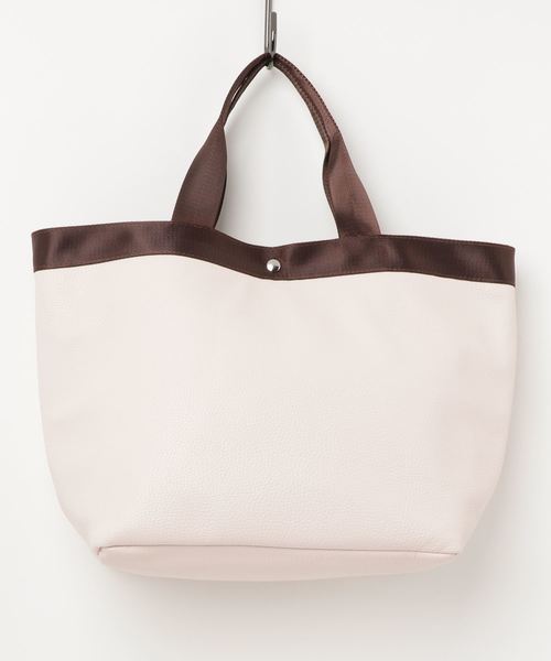 AMERICAN HOLIC（アメリカンホリック）の「BIGテープハンドルトート（トートバッグ・レディース・ネイビー/ブラック/パープル/ピンク/レッド/オフホワイト・FREE）」の6枚目の写真