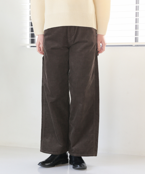 GLOBAL WORK(グローバルワーク)の「コーデュロイペインターパンツ/811855(パンツ)」|ダークグレー