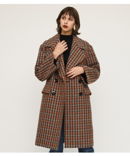 Sly スライ の Dommy Check Coat その他アウター Wear