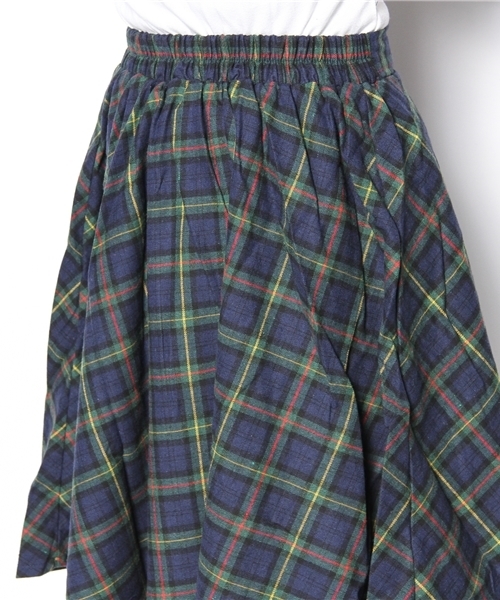 WEGO（ウィゴー）の「WEGO/チェックフレアボリュームスカート（スカート・レディース・グリーン/レッド・FREE）」の6枚目の写真