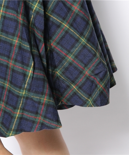 WEGO（ウィゴー）の「WEGO/チェックフレアボリュームスカート（スカート・レディース・グリーン/レッド・FREE）」の7枚目の写真