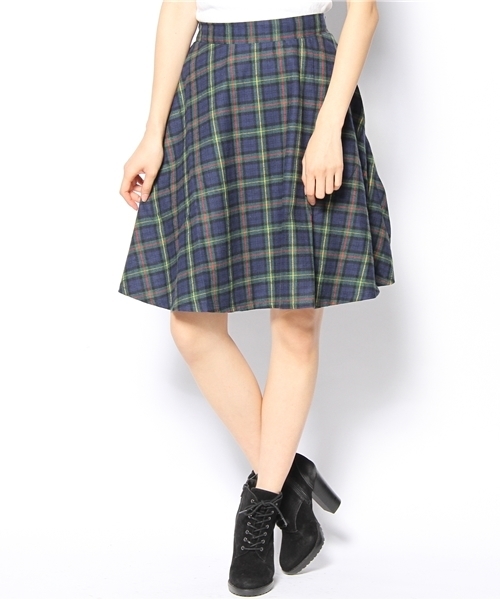 WEGO（ウィゴー）の「WEGO/チェックフレアボリュームスカート（スカート・レディース・グリーン/レッド・FREE）」の14枚目の写真