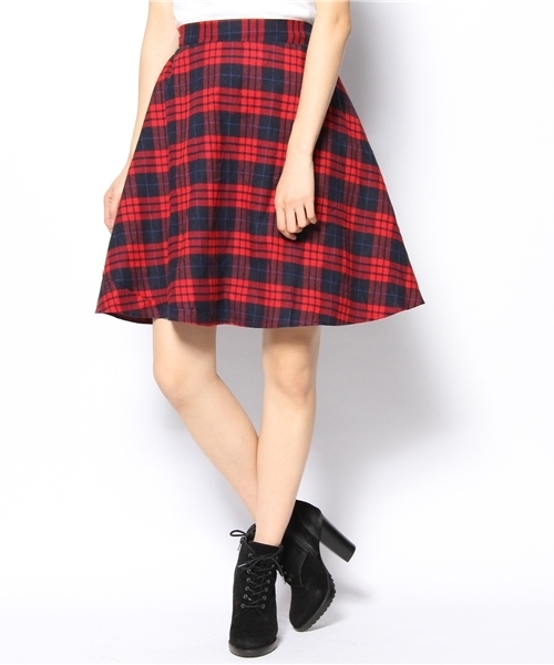WEGO（ウィゴー）の「WEGO/チェックフレアボリュームスカート（スカート・レディース・グリーン/レッド・FREE）」の15枚目の写真