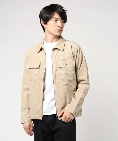 Champion(チャンピオン)の「【Champion/チャンピオン】メンズ コーデュロイジップジャケット キャンパス(その他アウター・メンズ・ベージュ/ライトグレー・X-LARGE/MEDIUM/LARGE)」の2枚目の写真