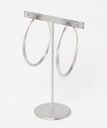 F&D : ナローラインフープピアス