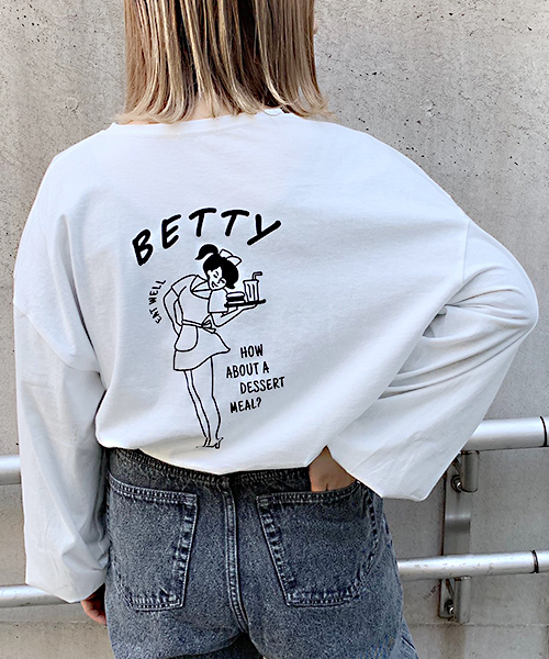 apres jour（アプレジュール）の「アソートプリントロンT【ZOZOTOWN限定アイテム】（Tシャツ/カットソー・レディース・ダークブルー/オフホワイト/その他/ライトグリーン/ブラック・フリー）」の11枚目の写真