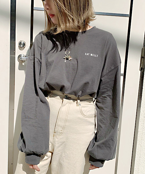 apres jour（アプレジュール）の「アソートプリントロンT【ZOZOTOWN限定アイテム】（Tシャツ/カットソー・レディース・ダークブルー/オフホワイト/その他/ライトグリーン/ブラック・フリー）」の14枚目の写真