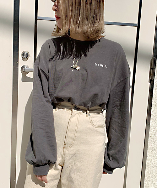 apres jour（アプレジュール）の「アソートプリントロンT【ZOZOTOWN限定アイテム】（Tシャツ/カットソー・レディース・ダークブルー/オフホワイト/その他/ライトグリーン/ブラック・フリー）」の16枚目の写真