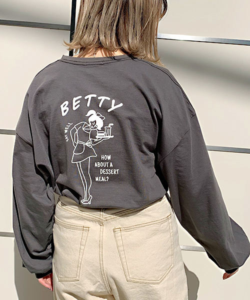 apres jour（アプレジュール）の「アソートプリントロンT【ZOZOTOWN限定アイテム】（Tシャツ/カットソー・レディース・ダークブルー/オフホワイト/その他/ライトグリーン/ブラック・フリー）」の18枚目の写真