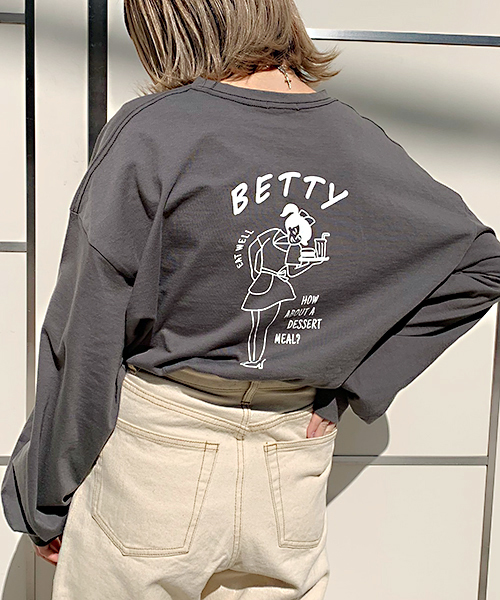 apres jour（アプレジュール）の「アソートプリントロンT【ZOZOTOWN限定アイテム】（Tシャツ/カットソー・レディース・ダークブルー/オフホワイト/その他/ライトグリーン/ブラック・フリー）」の19枚目の写真