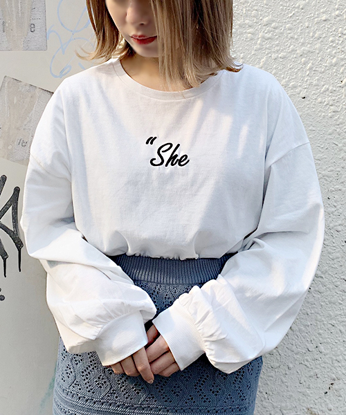 apres jour（アプレジュール）の「アソートプリントロンT【ZOZOTOWN限定アイテム】（Tシャツ/カットソー・レディース・ダークブルー/オフホワイト/その他/ライトグリーン/ブラック・フリー）」の21枚目の写真