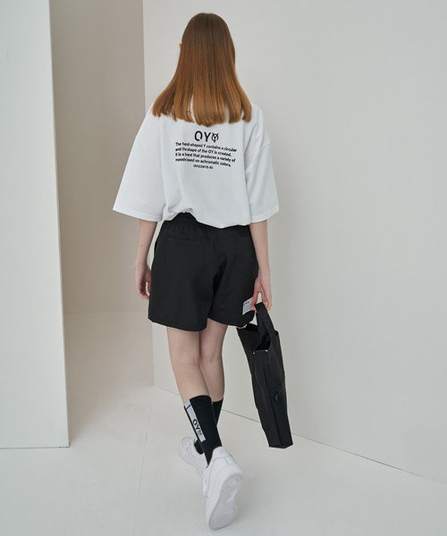 OY（オーワイ）の「ロゴストリング半袖Tシャツ/カットソー（Tシャツ/カットソー・メンズ・ホワイト/ブラック/ライトイエロー・FREE）」の14枚目の写真