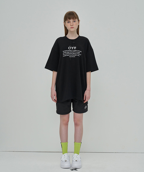 OY（オーワイ）の「ロゴストリング半袖Tシャツ/カットソー（Tシャツ/カットソー・メンズ・ホワイト/ブラック/ライトイエロー・FREE）」の7枚目の写真