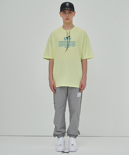 OY（オーワイ）の「ロゴストリング半袖Tシャツ/カットソー（Tシャツ/カットソー・メンズ・ホワイト/ブラック/ライトイエロー・FREE）」の6枚目の写真