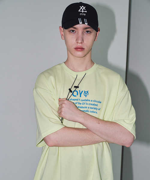 OY（オーワイ）の「ロゴストリング半袖Tシャツ/カットソー（Tシャツ/カットソー・メンズ・ホワイト/ブラック/ライトイエロー・FREE）」の18枚目の写真