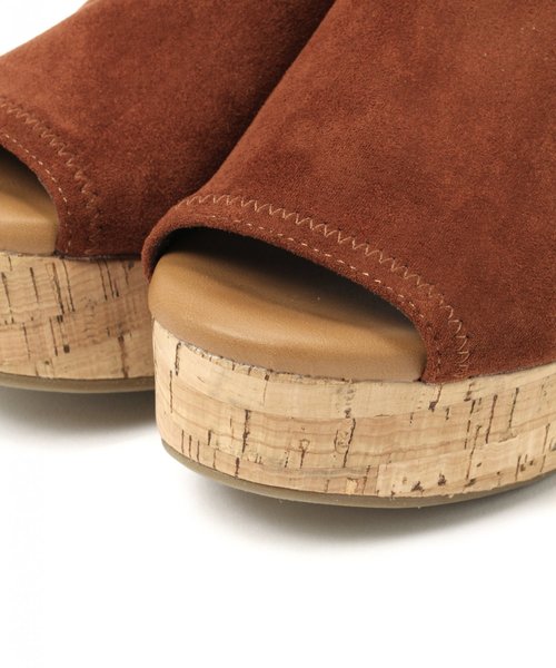 niko and...（ニコアンド）の「オリジナルフェイクスエードコルクサンダル（サンダル・レディース・ベージュ/ブラウン/チャコール・SMALL/MEDIUM/LARGE）」の6枚目の写真