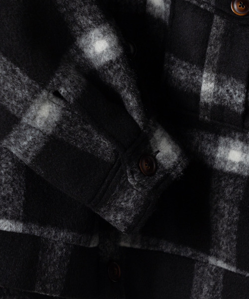 WEGO（ウィゴー）の「WEGO/【セットアップ対応商品】ビッグシルエットショートCPOブルゾンシャツジャケット（ミリタリージャケット・レディース・ブラック系その他/アイボリー/ライトブラウン/ベージュ系その他・FREE）」の15枚目の写真