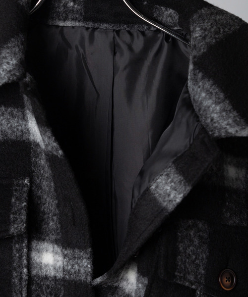 WEGO（ウィゴー）の「WEGO/【セットアップ対応商品】ビッグシルエットショートCPOブルゾンシャツジャケット（ミリタリージャケット・レディース・ブラック系その他/アイボリー/ライトブラウン/ベージュ系その他・FREE）」の7枚目の写真