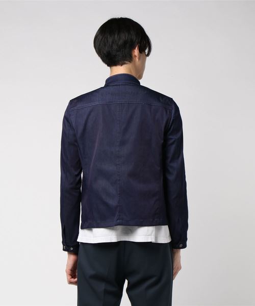 COMME CA MEN（コムサメン）の「ハンドルナイロンデニム ライダース 