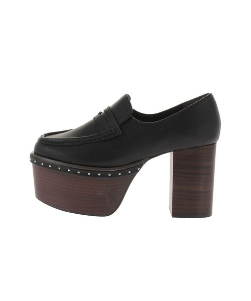 EMODA（エモダ）の「ラウンドトゥバルキーシューズ（ローファー・レディース・ブラック/ベージュ/ブラウン・SMALL/MEDIUM/LARGE）」の22枚目の写真