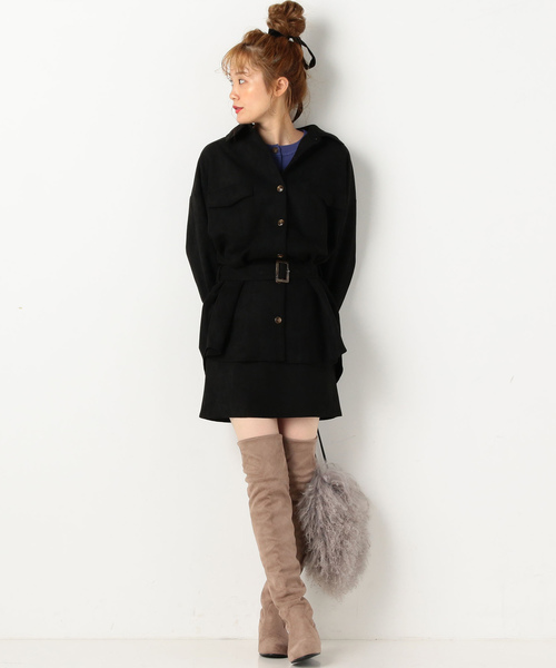 archives（アルシーヴ）の「【SETUPにも】ダンボールタイトスカート（スカート・レディース・ブラック/ベージュ/ピンクベージュ・MEDIUM）」の13枚目の写真