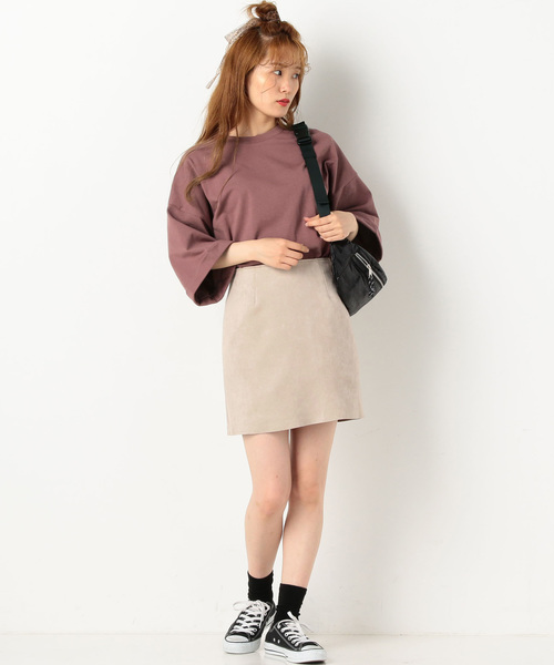 archives（アルシーヴ）の「【SETUPにも】ダンボールタイトスカート（スカート・レディース・ブラック/ベージュ/ピンクベージュ・MEDIUM）」の6枚目の写真