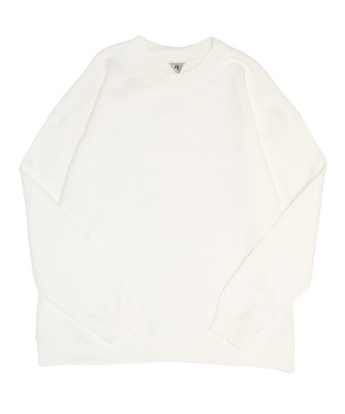 BEAMS T（ビームスティー）の「FilMelange / UMBERTO クルーネック スウェット（スウェット・メンズ・ホワイト/ネイビー・MEDIUM/LARGE/SMALL）」の8枚目の写真