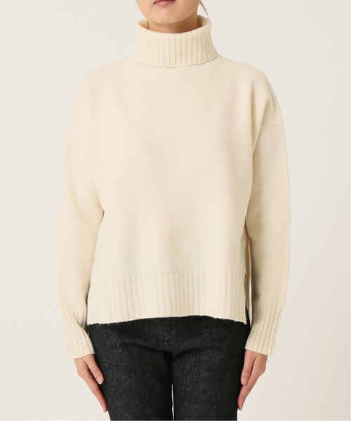 セール】カシミヤウールタートルネックプルオーバー◇（ニット