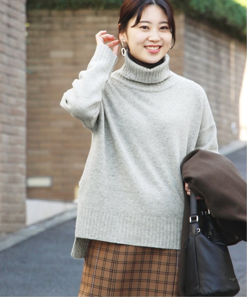 セール】カシミヤウールタートルネックプルオーバー◇（ニット