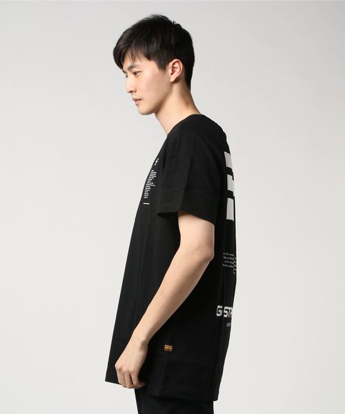 G-STAR(ジースター)の「Korpaz Logos GR T-Shirt(Tシャツ/カットソー・メンズ・ダークブラック/ライトグレー・MEDIUM/SMALL/LARGE/X-LARGE/X-SMALL/XX-SMALL)」の9枚目の写真