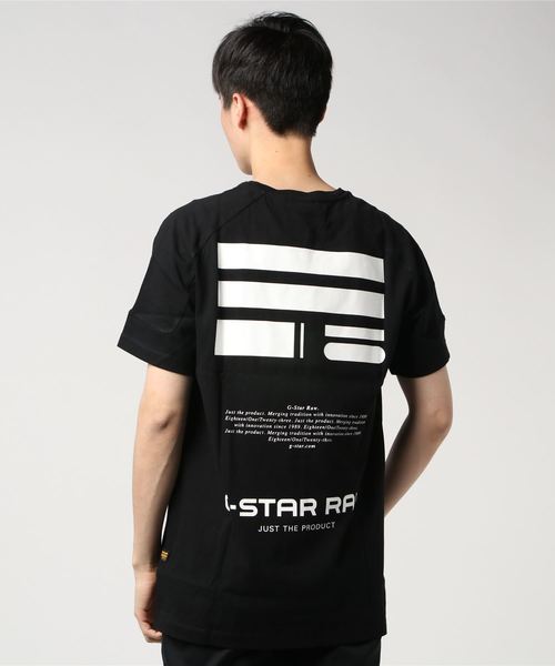 G-STAR(ジースター)の「Korpaz Logos GR T-Shirt(Tシャツ/カットソー・メンズ・ダークブラック/ライトグレー・MEDIUM/SMALL/LARGE/X-LARGE/X-SMALL/XX-SMALL)」の10枚目の写真
