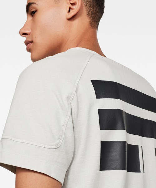 G-STAR(ジースター)の「Korpaz Logos GR T-Shirt(Tシャツ/カットソー・メンズ・ダークブラック/ライトグレー・MEDIUM/SMALL/LARGE/X-LARGE/X-SMALL/XX-SMALL)」の14枚目の写真