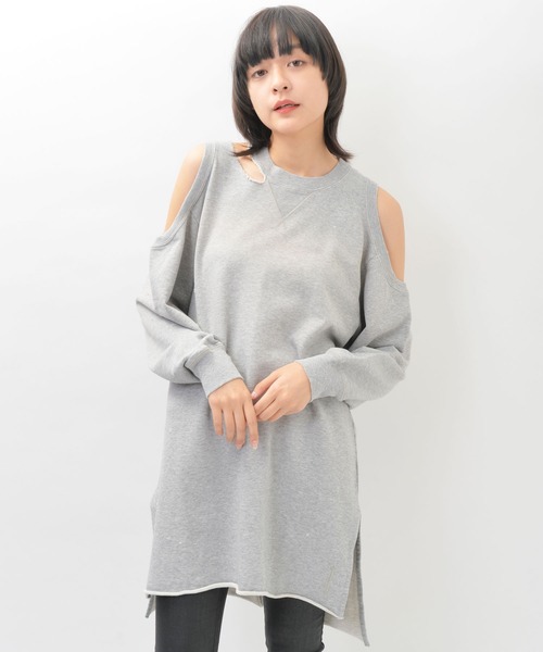 DIESEL☆新品ダメージ加工チュニック DIESEL☆新品ダメージ加工チュニック