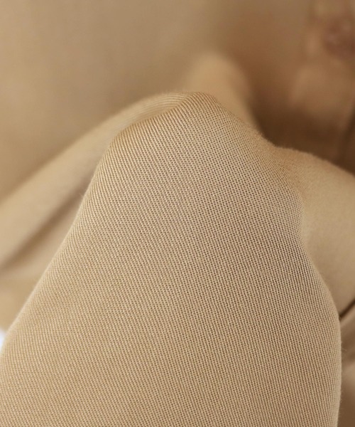 andme（アンドミー）の「レーヨン長袖シャツワンピース（シャツワンピース・レディース・カーキ/ブラック/ベージュ/グレー系その他・M/L）」の12枚目の写真